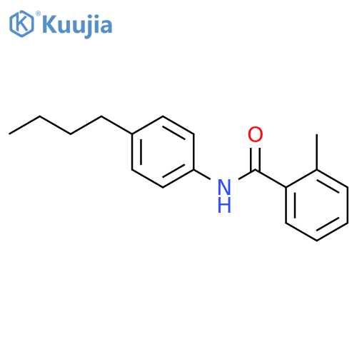 N-(4-butylphenyl)-2-methylbenzamide structure
