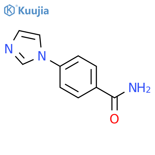 4-(1H-Imidazol-1-yl)benzamide structure