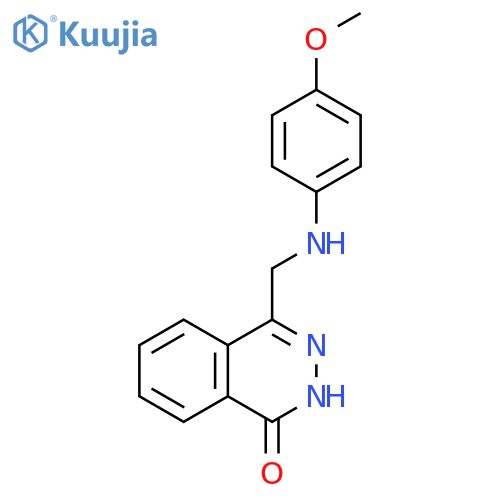 4-[(4-METHOXYANILINO)METHYL]-1(2H)-PHTHALAZINONE structure