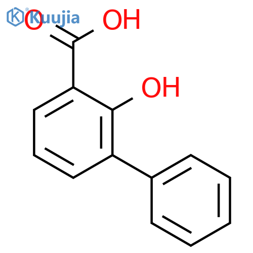 2-hydroxy-3-phenylbenzoic acid structure