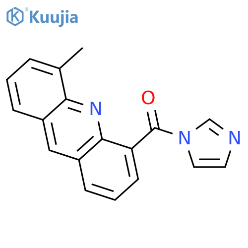 1H-Imidazole, 1-[(5-methyl-4-acridinyl)carbonyl]- structure