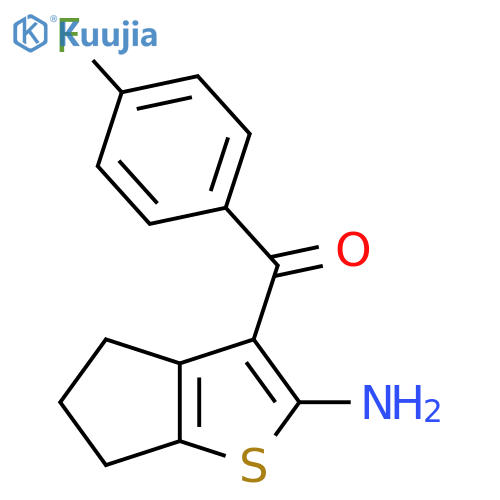 3-(4-Fluorobenzoyl)-4h,5h,6h-cyclopentaBthiophen-2-amine structure