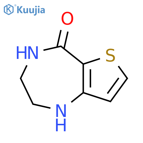 1H,2H,3H,4H,5H-thieno3,2-e1,4diazepin-5-one structure