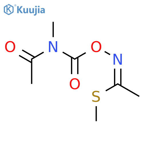 Ethanimidothioic acid,N-[[(acetylmethylamino)carbonyl]oxy]-, methyl ester structure