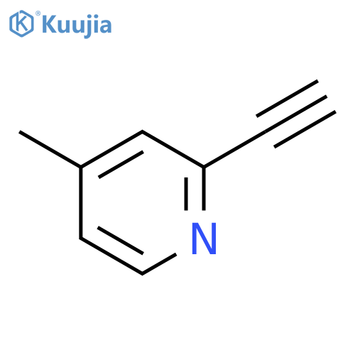 2-ethynyl-4-methylpyridine structure