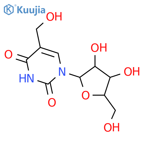 5-Hydroxymethyluridine structure
