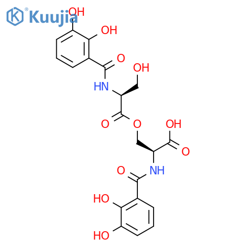 2s-2-[(2,3-Dihydroxyphenyl)carbonylamino]-3-[(2s)-2-[(2,3-Dihydroxyphenyl)carbonylamino]-3-Hydroxy-Propanoyl]oxy-Propanoic Acid structure