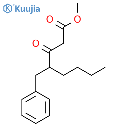 Methyl 4-benzyl-3-oxooctanoate structure