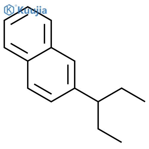 Naphthalene,2-(1-ethylpropyl)- structure