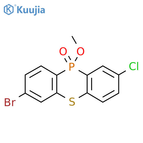 7-Bromo-2-chloro-10-methoxybenzo[b][1,4]benzothiaphosphinine 10-oxide structure