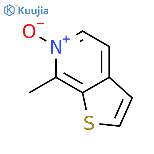 Thieno[2,3-c]pyridine, 7-methyl-, 6-oxide structure
