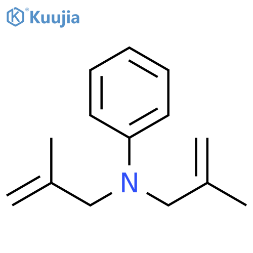 Benzenamine, N,N-bis(2-methyl-2-propenyl)- structure