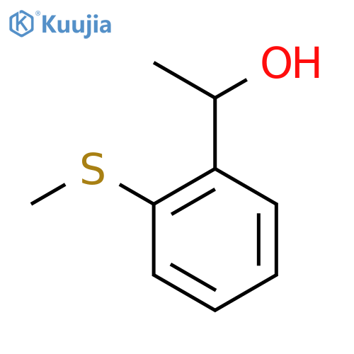 1-2-(methylsulfanyl)phenylethan-1-ol structure