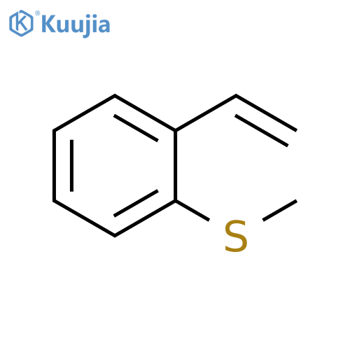 1-ethenyl-2-(methylsulfanyl)benzene structure