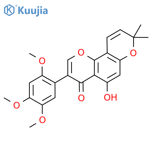 Toxicarol isoflavone structure
