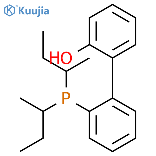 [1,1'-Biphenyl]-2-ol, 2'-[bis(1-methylpropyl)phosphino]- structure