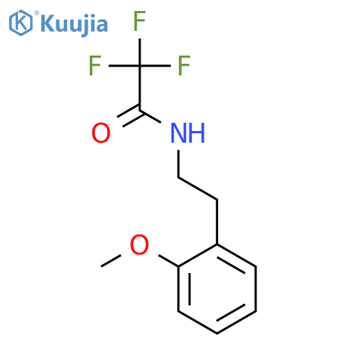 2,2,2-Trifluoro-N-(2-methoxyphenethyl)acetamide structure