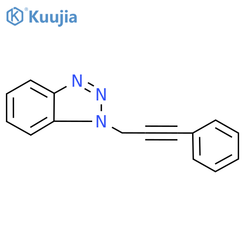 Benzotriazole, 1-(3-phenyl-2-propynyl)- structure