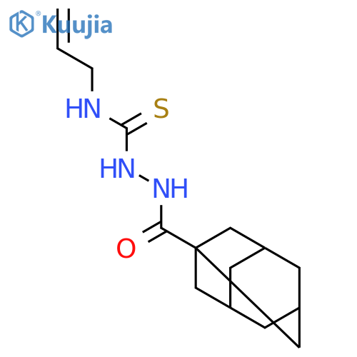 2-(1-adamantylcarbonyl)-N-allylhydrazinecarbothioamide structure