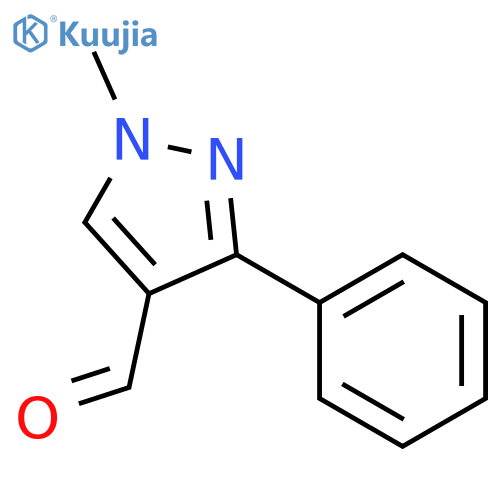 1-Methyl-3-phenyl-1H-pyrazole-4-carbaldehyde structure