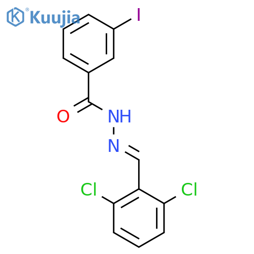 N'-(2,6-dichlorobenzylidene)-3-iodobenzohydrazide structure