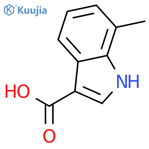 7-Methyl-1H-indole-3-carboxylic acid structure
