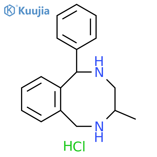 2,5-Benzodiazocine, 1,2,3,4,5,6-hexahydro-4-methyl-1-phenyl-,dihydrochloride structure