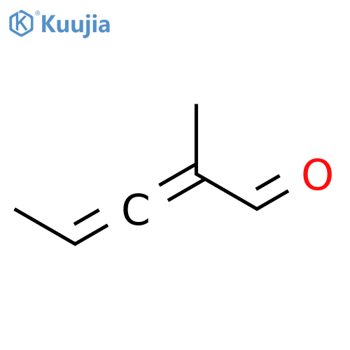 2,3-Pentadienal, 2-methyl- structure