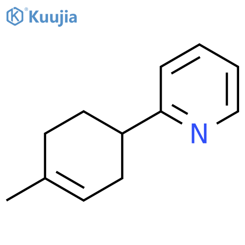 Pyridine, 2-(4-methyl-3-cyclohexen-1-yl)- structure