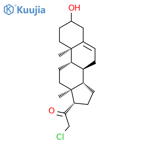 Pregn-5-en-20-one,21-chloro-3-hydroxy-, (3b)- (9CI) structure