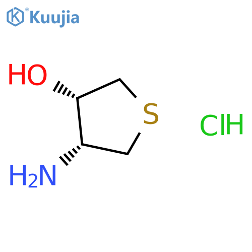 rac-(3R,4S)-4-aminothiolan-3-ol hydrochloride structure