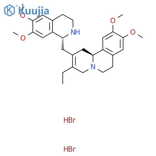 Dehydroemetine dihydrobromide structure