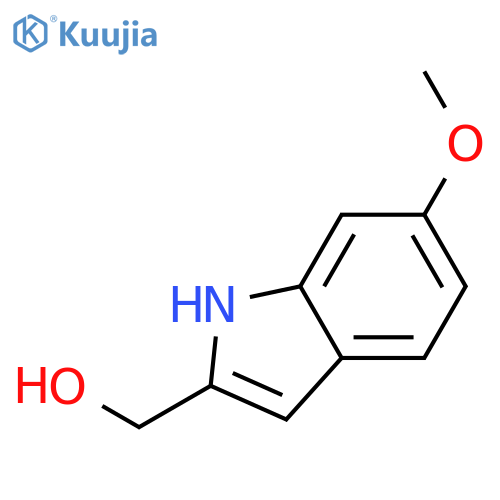 (6-METHOXY-1H-INDOL-2-YL)METHANOL structure