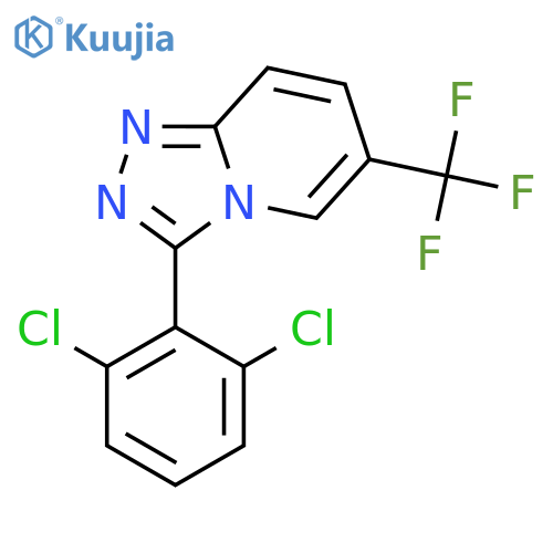 3-(2,6-Dichloro-phenyl)-6-trifluoromethyl-[1,2,4]triazolo[4,3-a]pyridine structure