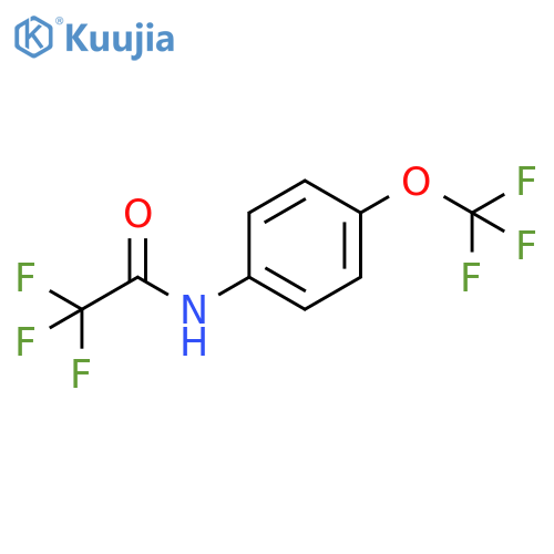 4-Trifluoromethoxy-N-trifluoroacetyl anilin structure