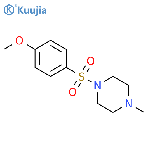 1-(4-Methoxy-benzenesulfonyl)-4-methyl-piperazine structure