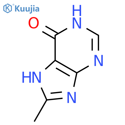 8-Methyl-1H-purin-6(7H)-one structure