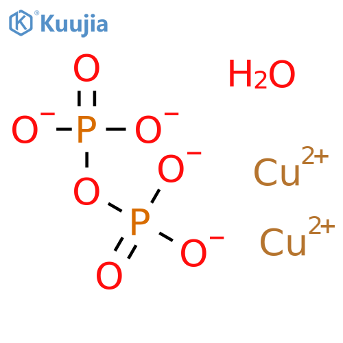 copper(ii) pyrophosphate hydrate structure