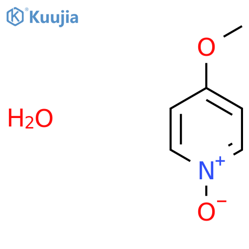 4-Methoxypyridine N-oxide hydrate structure