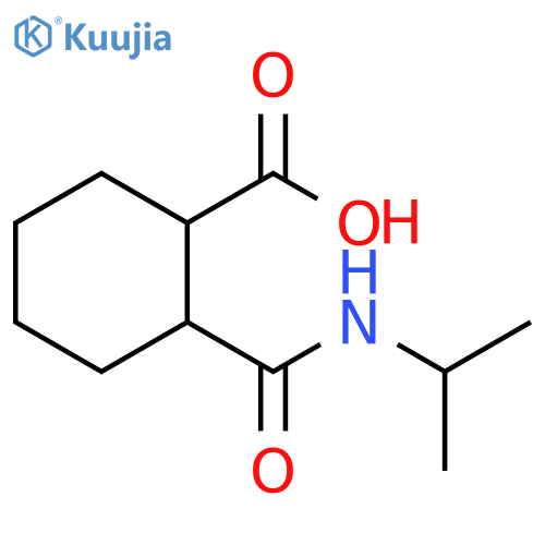 2-[(isopropylamino)carbonyl]cyclohexanecarboxylic acid structure