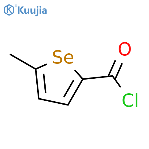 2-Selenophenecarbonylchloride, 5-methyl- structure