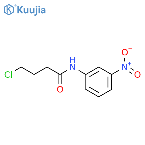 4-chloro-N-(3-nitrophenyl)butanamide structure
