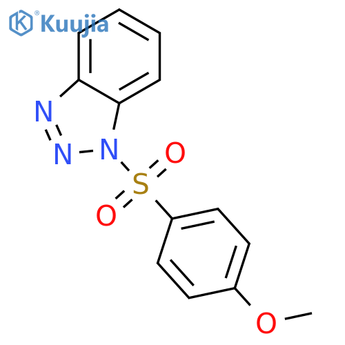 1-[(4-methoxyphenyl)sulfonyl]-1H-1,2,3-benzotriazole structure