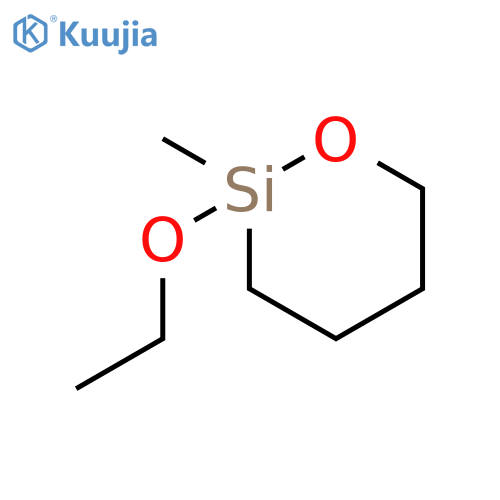 1-Oxa-2-silacyclohexane, 2-ethoxy-2-methyl- structure