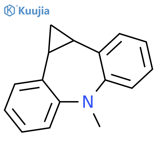 Dibenzo[b,f]cycloprop[d]azepine, 1,1a,6,10b-tetrahydro-6-methyl- structure