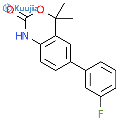 2H-3,1-Benzoxazin-2-one,6-(3-fluorophenyl)-1,4-dihydro-4,4-dimethyl- structure
