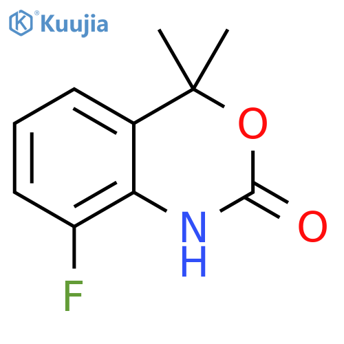 2H-3,1-Benzoxazin-2-one,8-fluoro-1,4-dihydro-4,4-dimethyl- structure