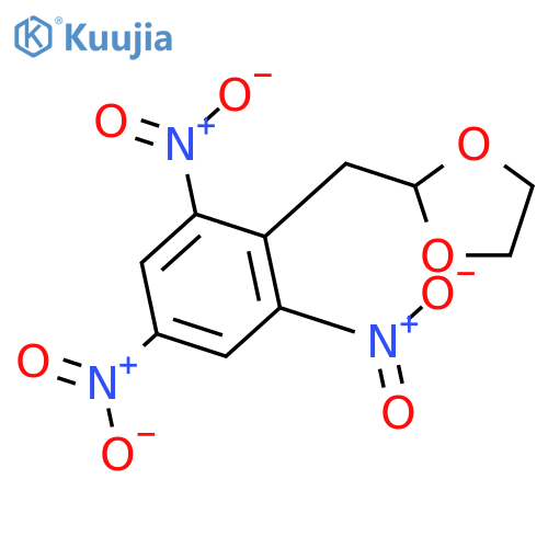 1,3-Dioxolane, 2-[(2,4,6-trinitrophenyl)methyl]- structure