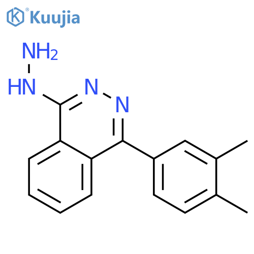1-(3,4-dimethylphenyl)-4-hydrazinylphthalazine structure