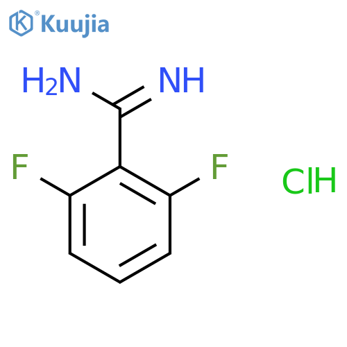 2,6-Difluorobenzenecarboximidamide Hydrochloride structure